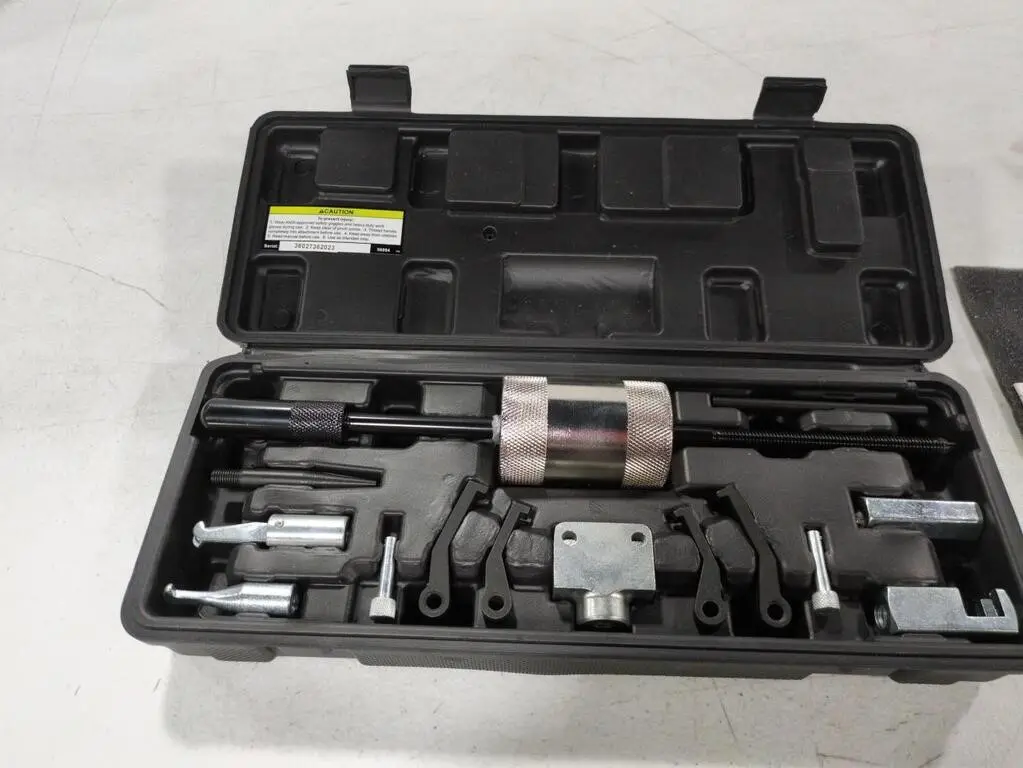 SLIDE HAMMER AND PULLER SET, 14 PIECE
