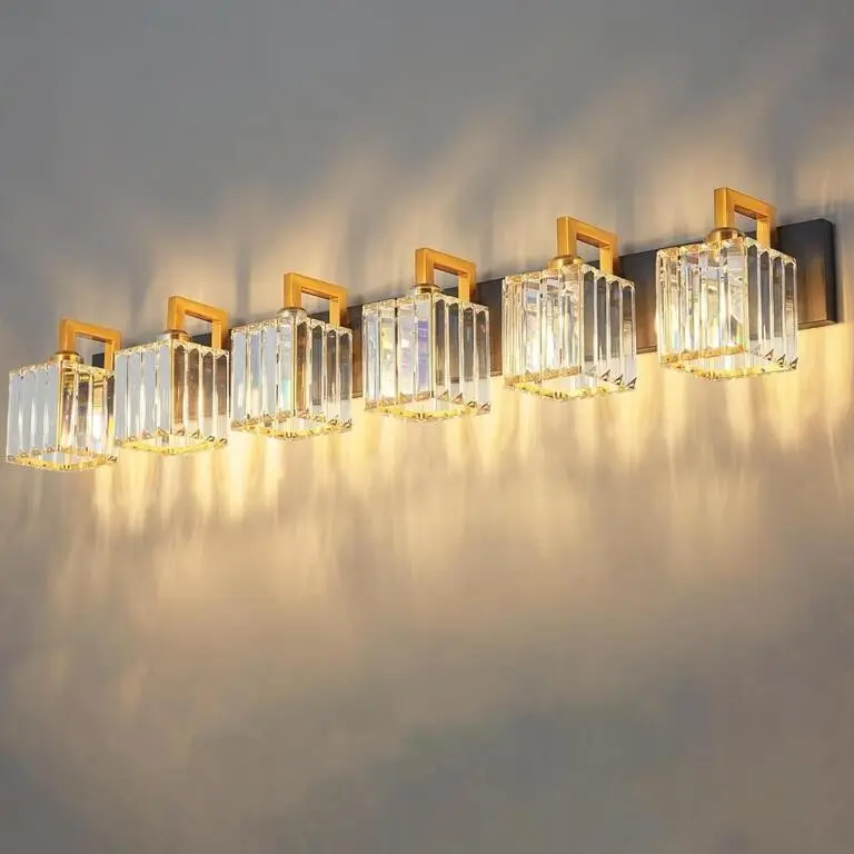 MODERN CRYSTAL BATHROOM VANITY LIGHT