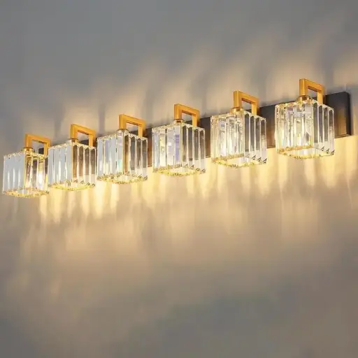 MODERN CRYSTAL BATHROOM VANITY LIGHT